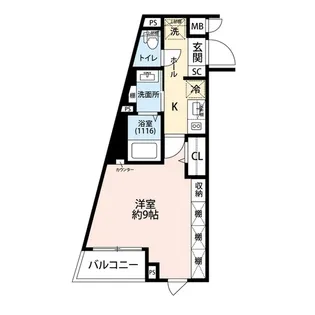 プレール・ドゥーク練馬II【2階】の間取り