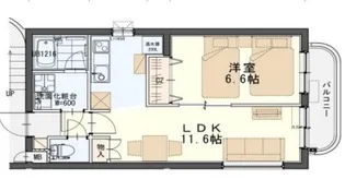 八乙女中央弐番館【3階】の間取り