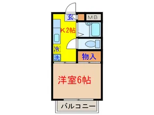ヴェルドミール【2階】の間取り