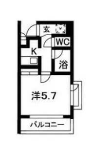 ラ メゾン喜多見【2階】の間取り