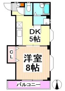 松ノ木ハイツ【2階】の間取り