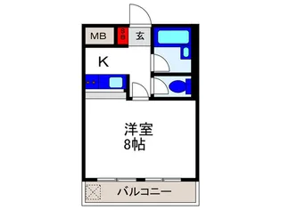サンパレス21刀根山【3階】の間取り