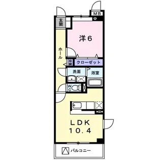茨城県水戸市見川2【マンション】の間取り