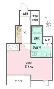 恵比寿樹乃家【1階】の間取り