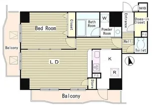 アルブル高輪【3階】の間取り