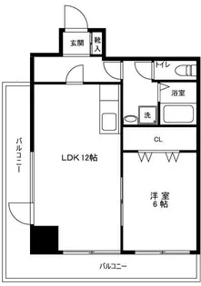 錦糸町グリーンプラザ【5階】の間取り