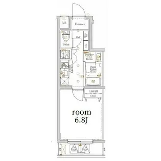 LOG西馬込【3階】の間取り