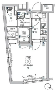 RELUXIA都立大学【1階】の間取り