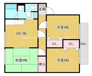 ピュアナハートA【2階】の間取り