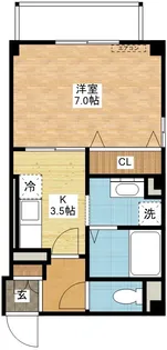 エスペランサ本原【2階】の間取り