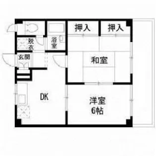 エステートピアエース【1階】の間取り