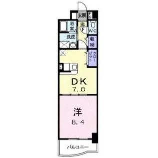 広島県福山市南蔵王町6【マンション】の間取り