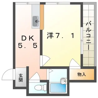 メゾン貞光【3階】の間取り