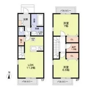 Grace CourtIIの間取り