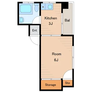 Rビル【2階】の間取り