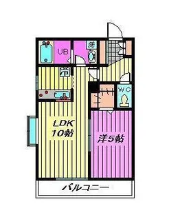 スカイレジデンス【3階】の間取り