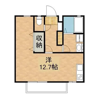 コーポ大手【2階】の間取り