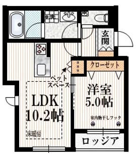 ELYSEE HATSUDAI【3階】の間取り