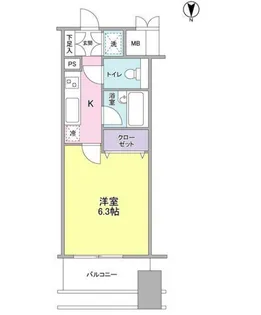 東京都渋谷区広尾1【マンション】の間取り