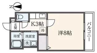 神奈川県横浜市緑区北八朔町【アパート】の間取り