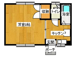 シャンブレットコマツ【2階】の間取り