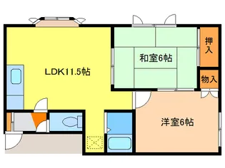 SGハイツ住吉I【2階】の間取り
