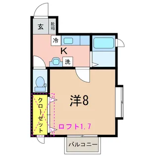 ハウス寿III【2階】の間取り
