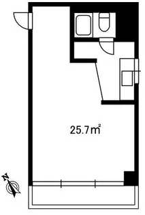 赤坂南部坂ハイツ【5階】の間取り
