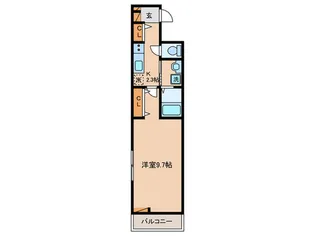 ハーモニーハウス【3階】の間取り