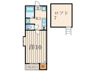 グリ-ンフォレスト【2階】の間取り