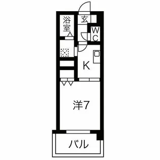 サンビレッジ白金【4階】の間取り
