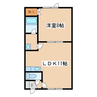 ニューライフ21【2階】の間取り