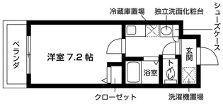 ジュネス角五郎【4階】の間取り