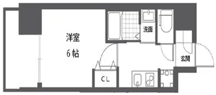 PARK HILLS今里蘭【6階】の間取り
