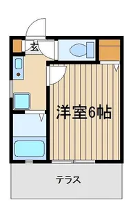 東京都練馬区谷原5【アパート】の間取り