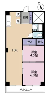 小坪マリーナ【4階】の間取り