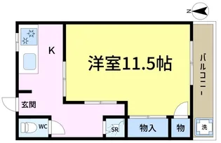 サチ荘【2階】の間取り