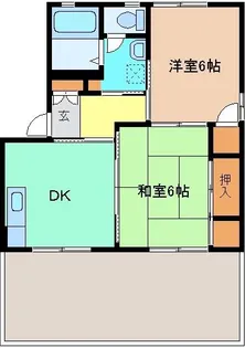 セロウタウン B【1階】の間取り