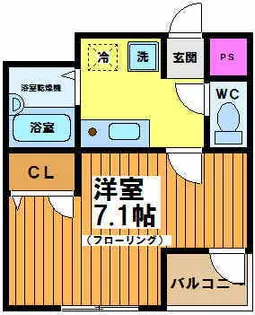 東京都渋谷区幡ヶ谷2【マンション】の間取り