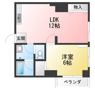 ガーデンハイツ小木曽【4階】の間取り