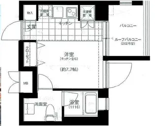 FORTIS池上【6階】の間取り