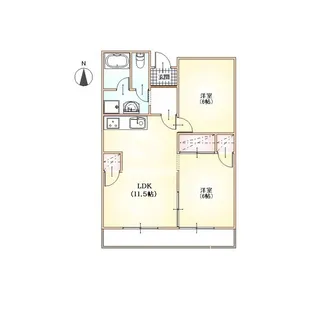 グランドール【2階】の間取り