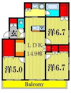 Grand Lumiere【3階】の間取り