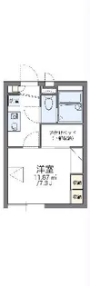 レオパレスラボール I【2階】の間取り