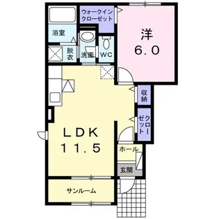 サラールIII【1階】の間取り