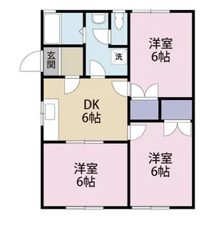 ベル・ヴィラージュ渋谷【2階】の間取り