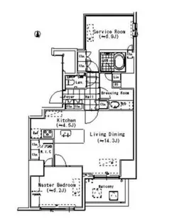 アルティスコート南青山【2階】の間取り
