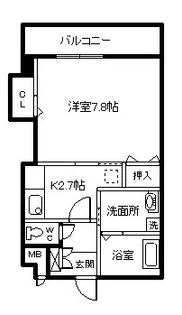 HALELEA ROCCA【2階】の間取り