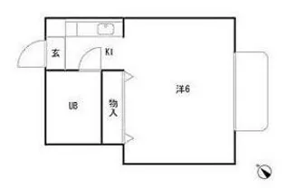 ドルフ鶴巻11【1階】の間取り
