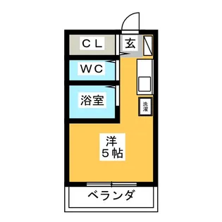 レジデンスカープ八王子【4階】の間取り